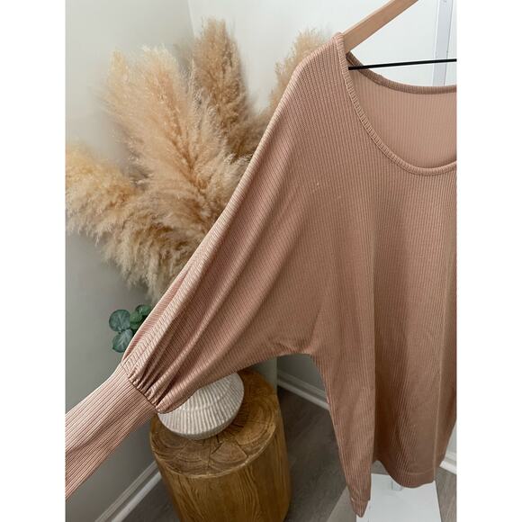 Rachel Comey Sisters Rib Knit Off Shoulder Dress Size 2 Cream - Picture 5 of 13